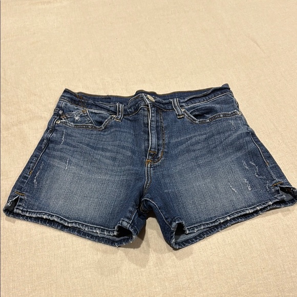 Rock & Republic Pants - Rock & Republic Dark Blue Jean Shorts